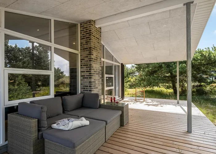Fantastic In Sondervig With Outdoor Sauna, Outdoor Shower, And Wilderness Bath Ringkobing