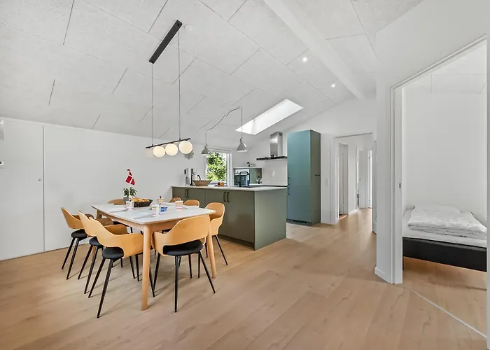 Fantastic In Sondervig With Outdoor Sauna, Outdoor Shower, And Wilderness Bath Holiday home